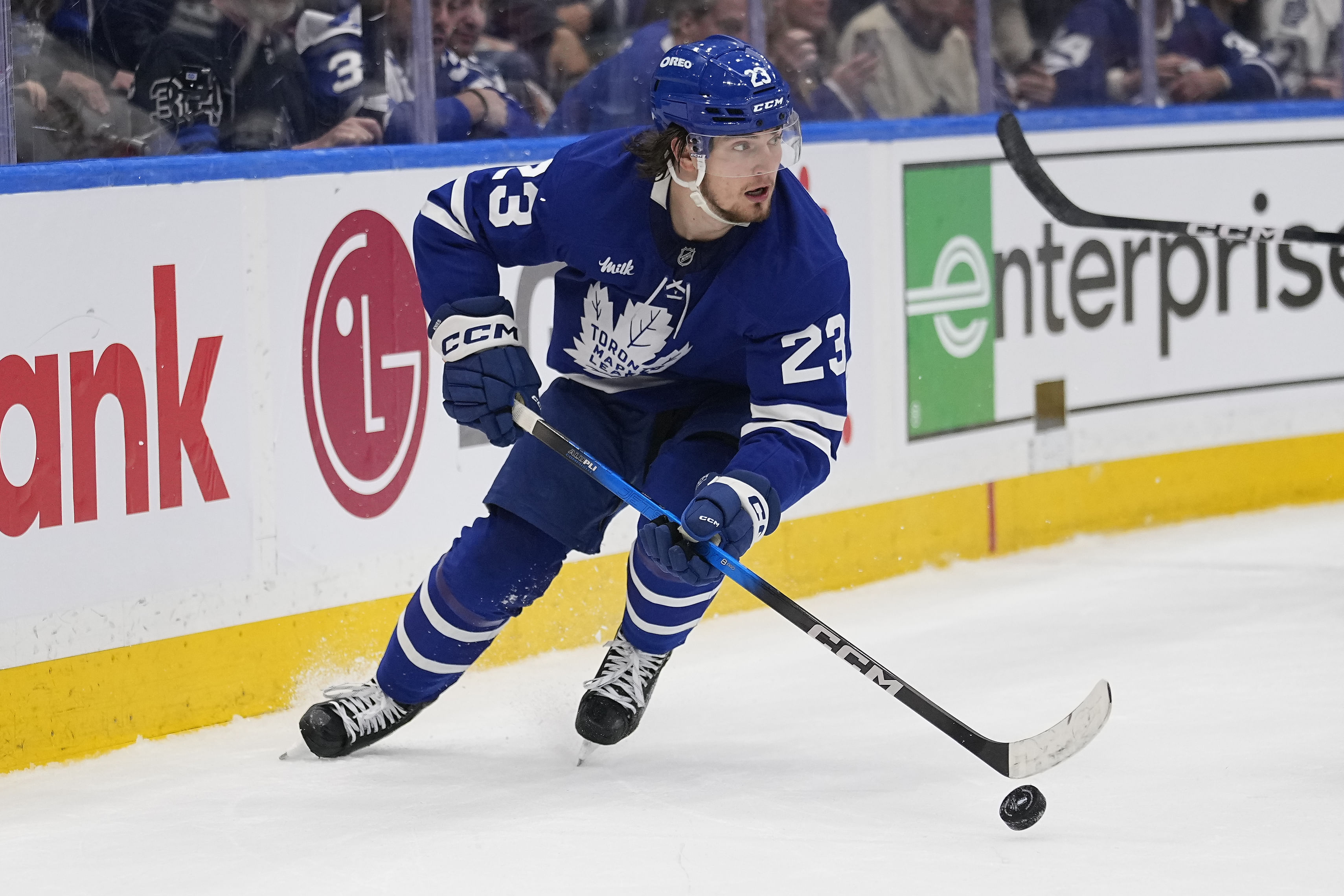 Matthew Knies had a breakout season in 2024-25, nearly topping 30 goals and 60 points - Source: Imagn